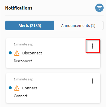 Notification panel ellipsis