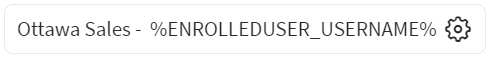 Sample name with a macro