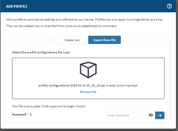 Import Profiles