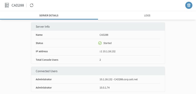 Management server details2