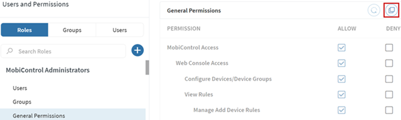 General Permissions