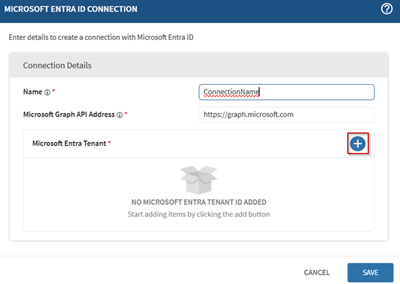 Adding a new connection.