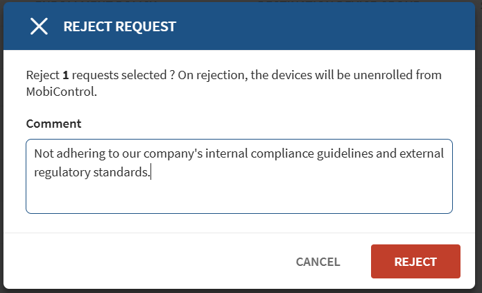 Enrollment Requests: Approve Pending Approval