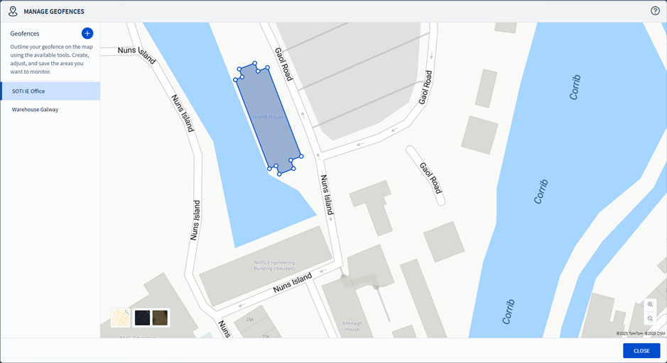 The Map Tools include standard features
