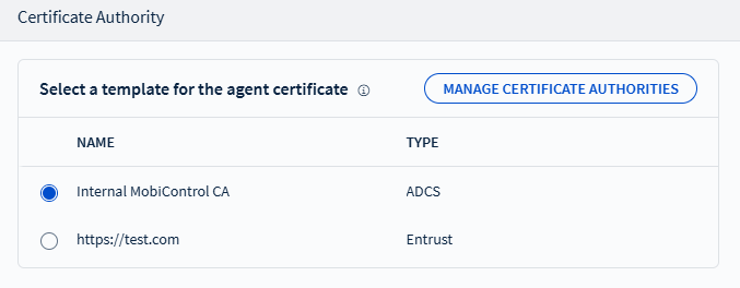 Selecting Alternate Certificates