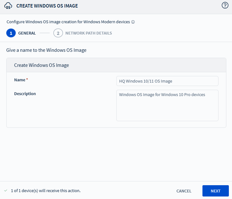 Creating Windows OS Image