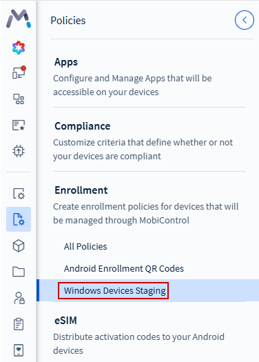 Windows Devices Staging