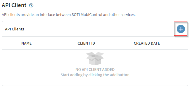 Adding an API client.