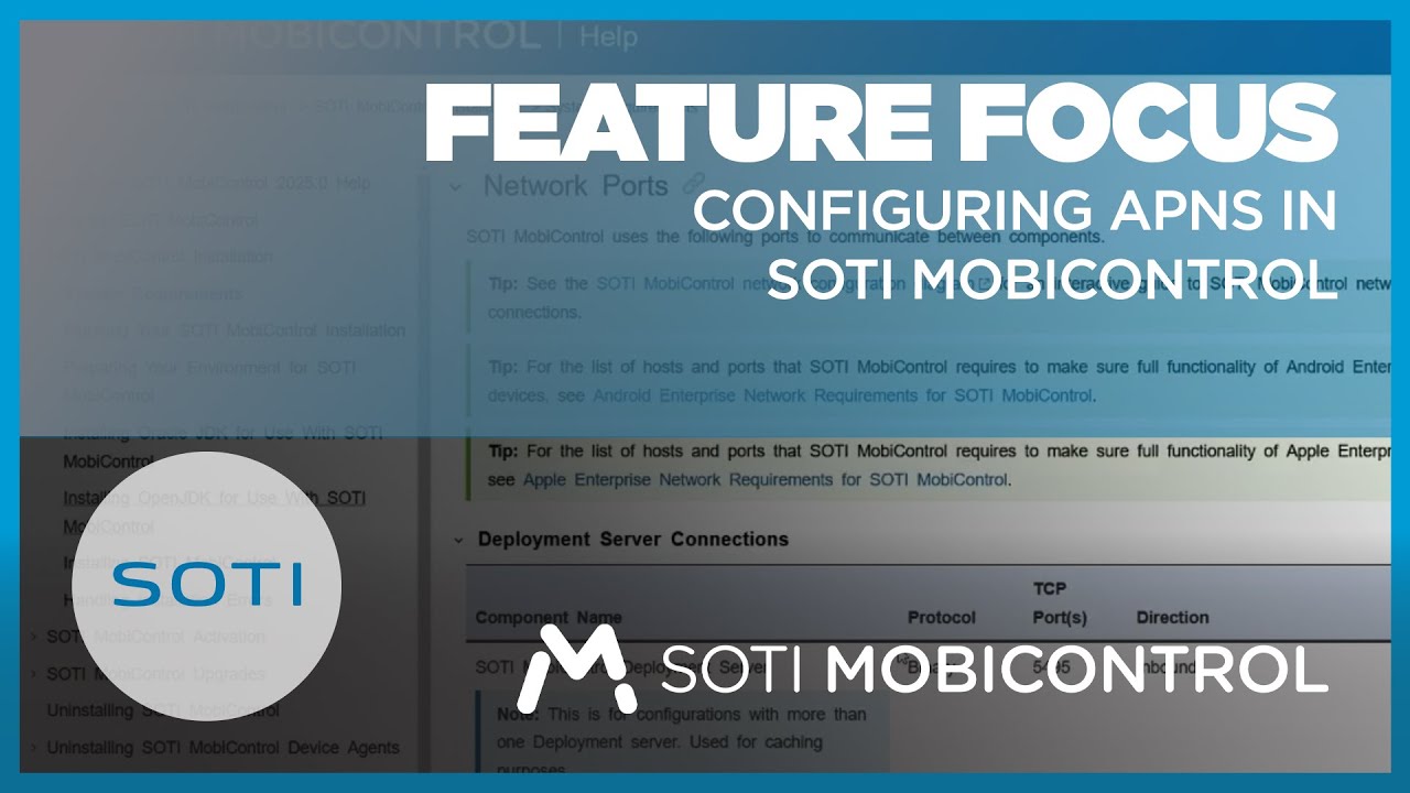 How-to: Configure APNS in SOTI MobiControl.