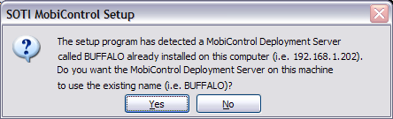 Installing MobiControl