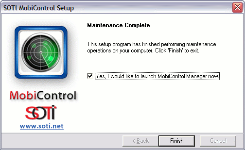 Installing MobiControl
