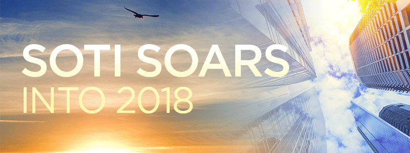SOTI Soars Into 2018 With Another Record-Breaking Year