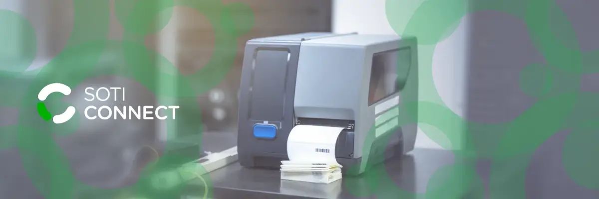 POS Printer and SOTI Connect logo