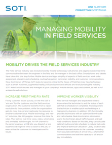 Managing Mobility for Field Services brochure