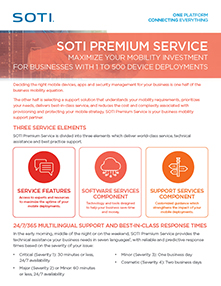 Download the SOTI Premium Service brochure