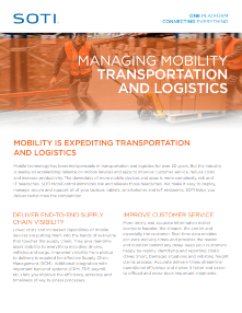 Managing Mobility for Transportation and Logistics TOUGHBOOK brochure