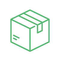 Icon of a cardboard shipping box