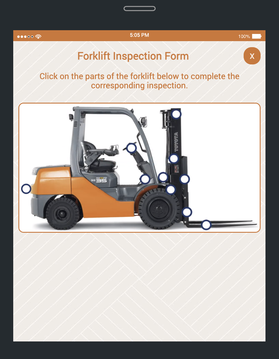 Forklift Inspection Form 1