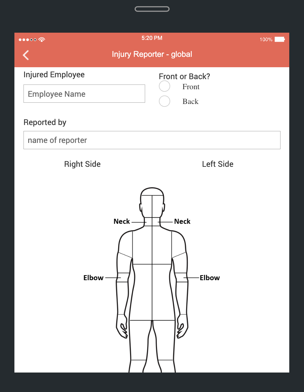 Workplace Injury Reporting App 2