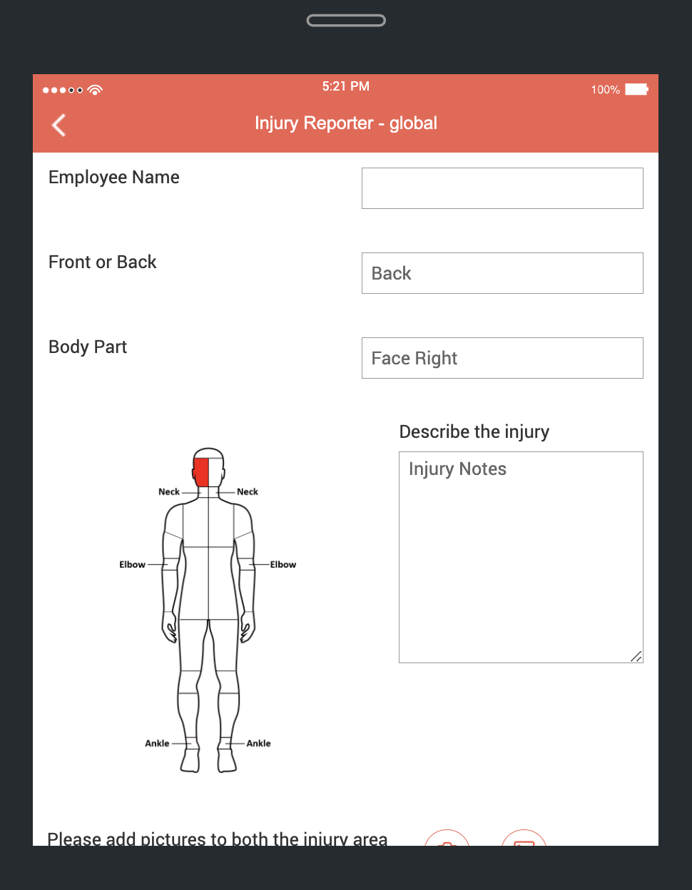 Workplace Injury Reporting App 1