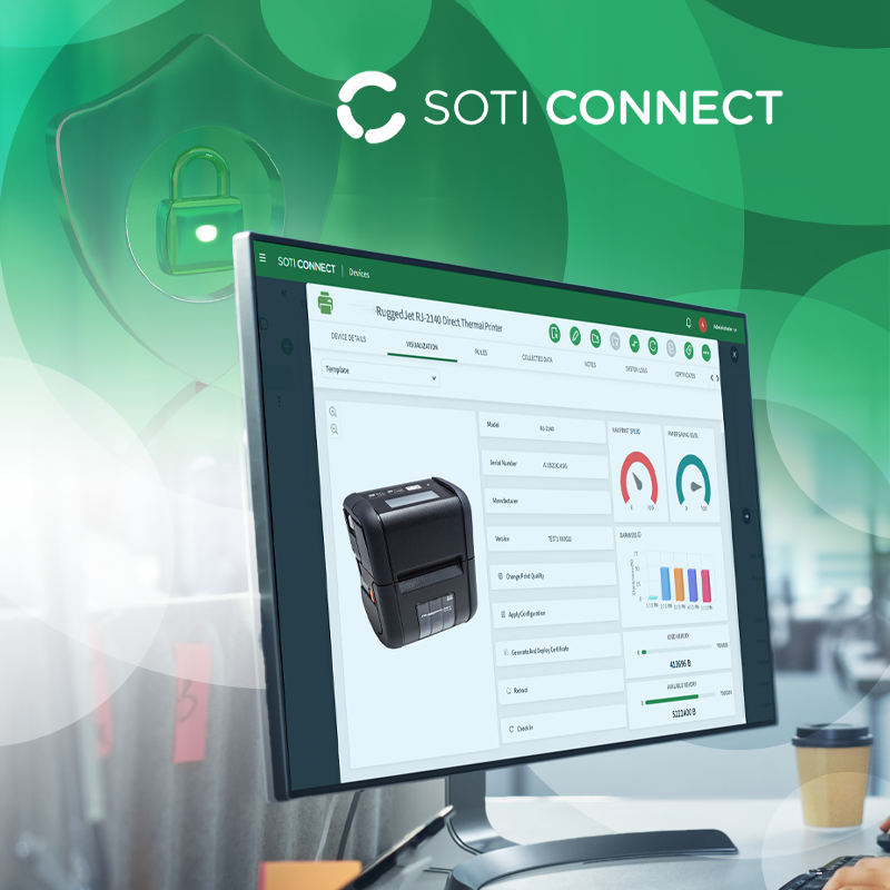 Employee using SOTI Connect