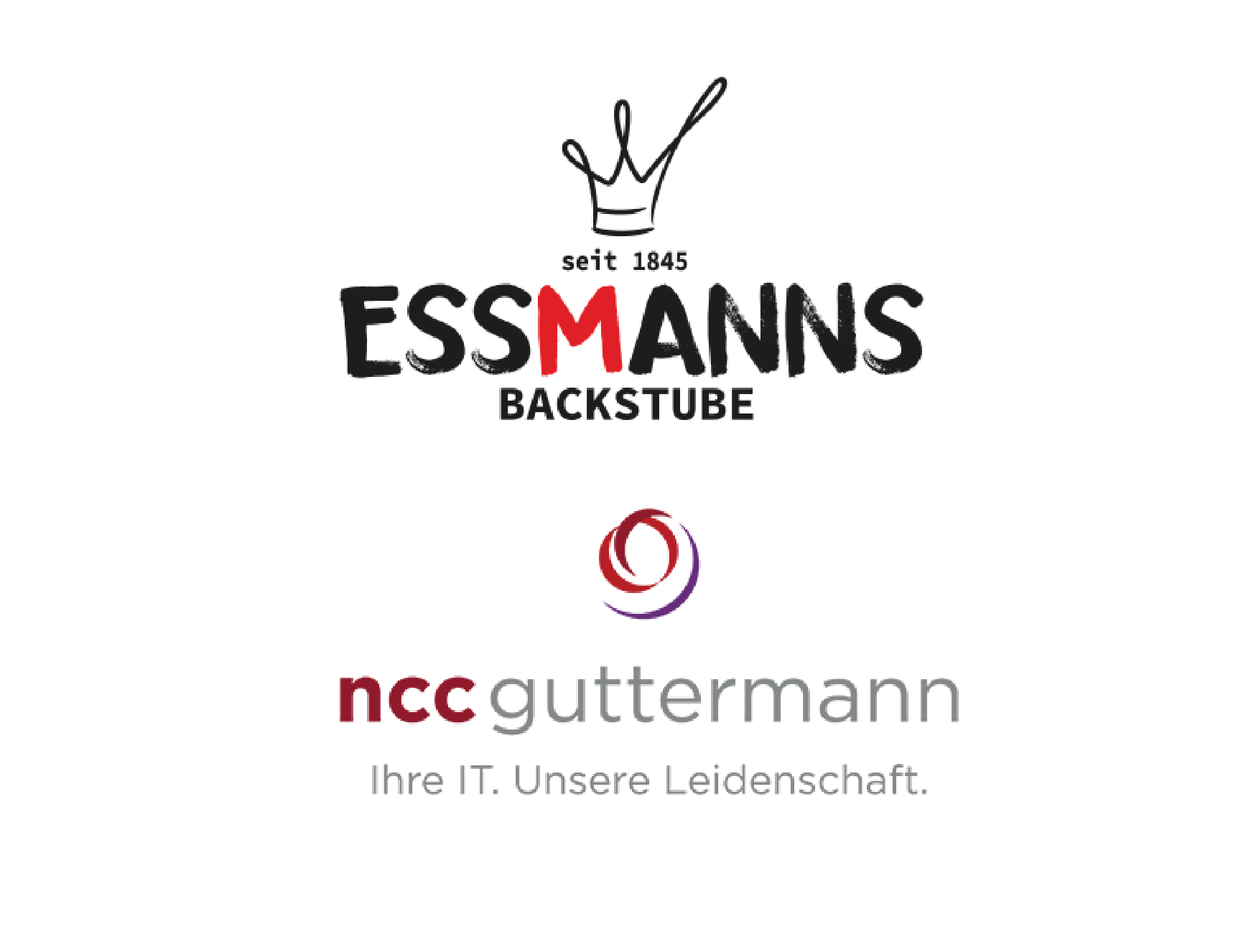 Essmann's Backstube  and NCC Guttermann logo