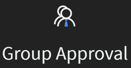 Icon for the Group Approval activity