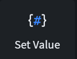 Icon for the Set Value activity