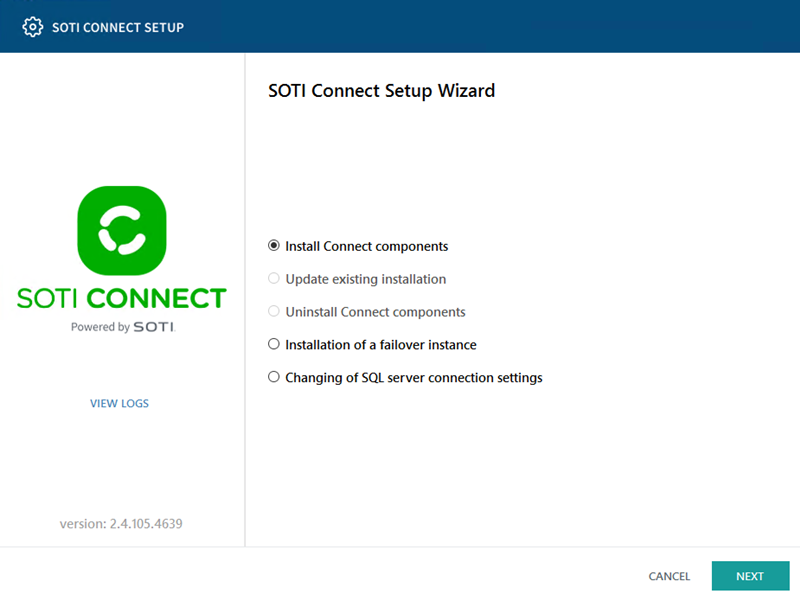Install Connect Components