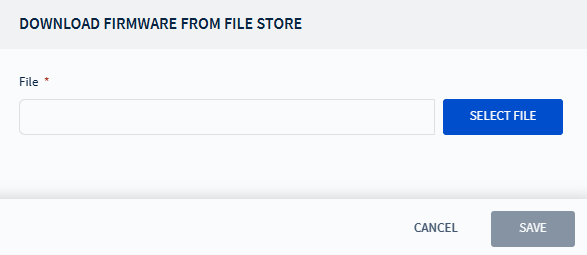 Downloading Firmware from File Store