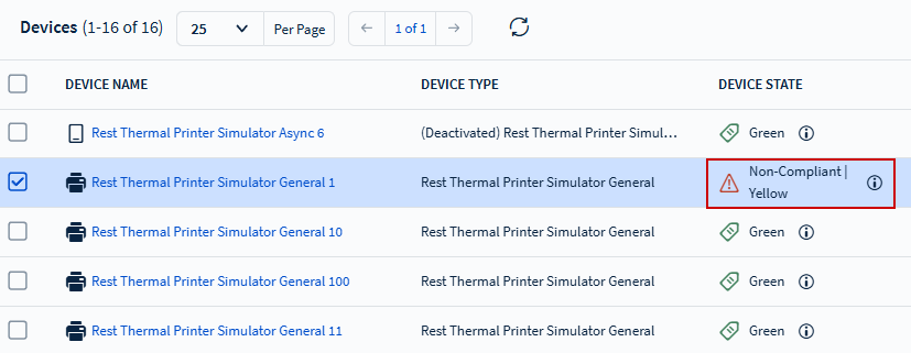 Non Compliant Device