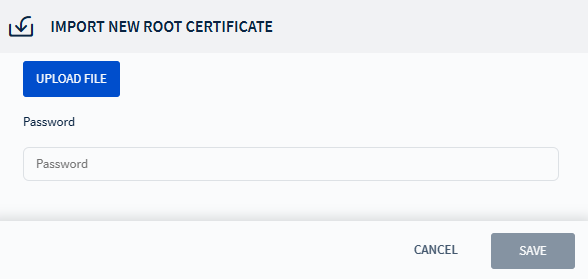 Uploading Certificates