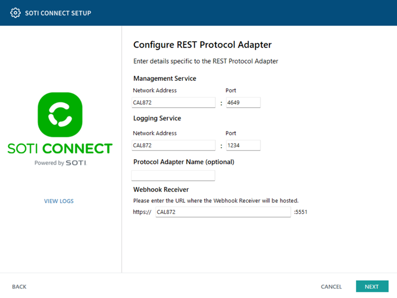 Configure Webhook Receiver