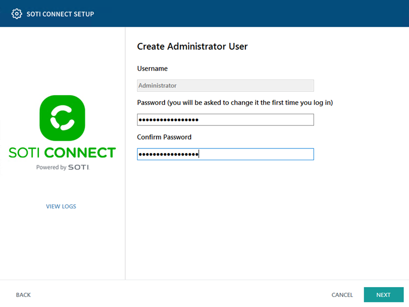 Create Administrator User