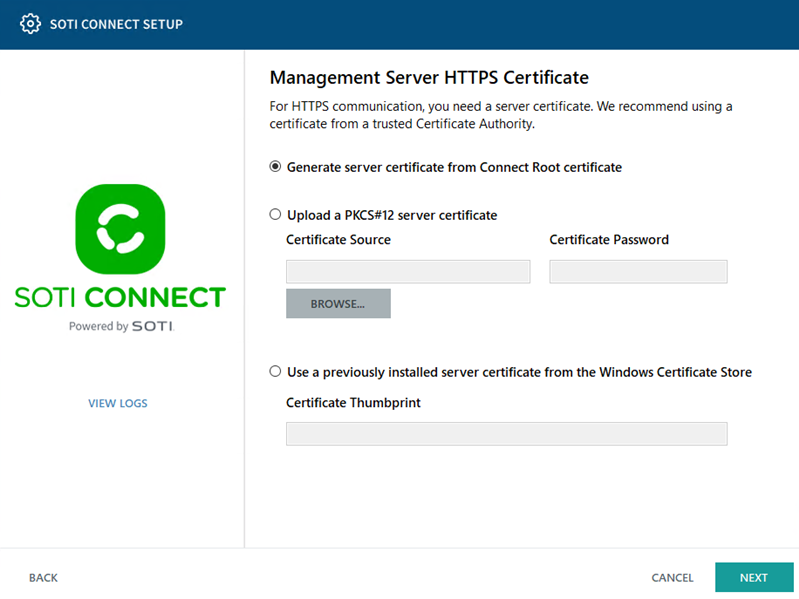 Server Certificates