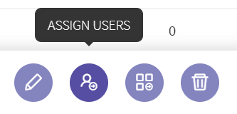 Assign Users Action Bar
