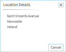 The Location Details panel