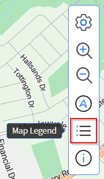 Select the Map Legend icon