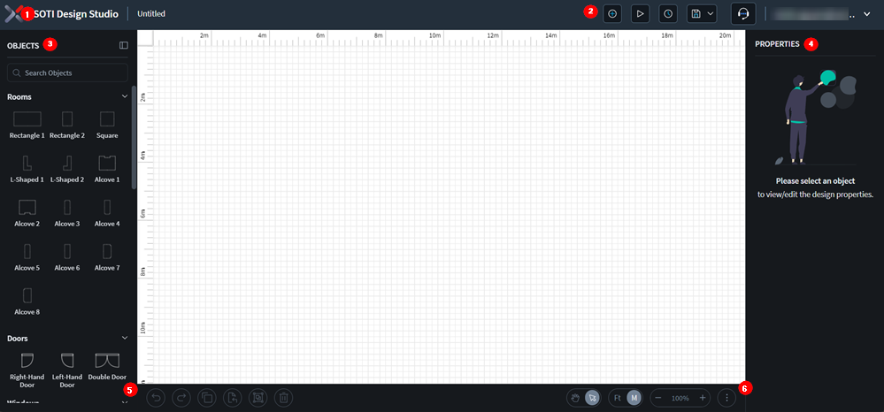 The SOTI Design Studio interface