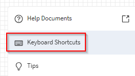 Select Keyboard Shortcuts