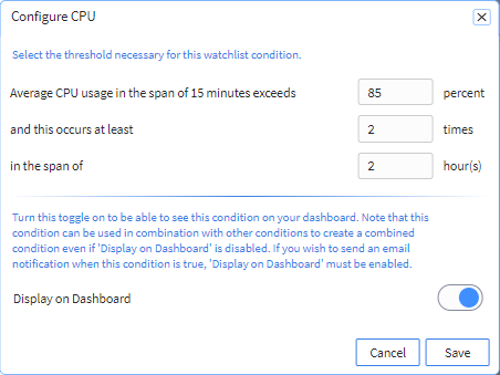 Configure CPU