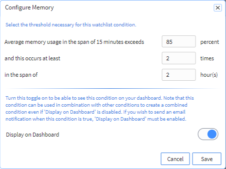 Configure Memory