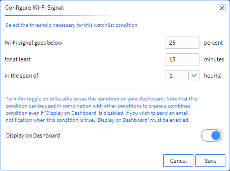 Configure Wi-Fi Signal