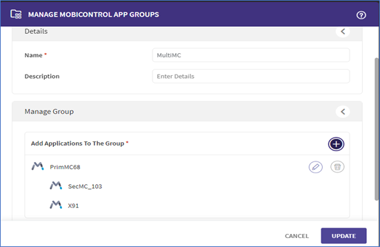 Manage group of primary SOTI MobiControl