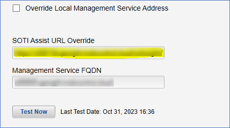 Add Secondary XMS URL at Legacy Secondary SOTI MobiControl’s SOTI MobiControl Administration Utility