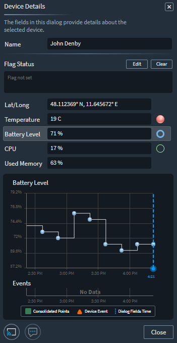 Device Details panel