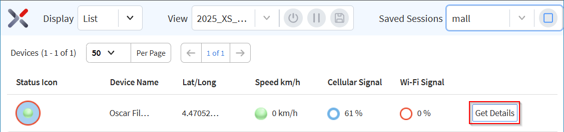 Get Details button