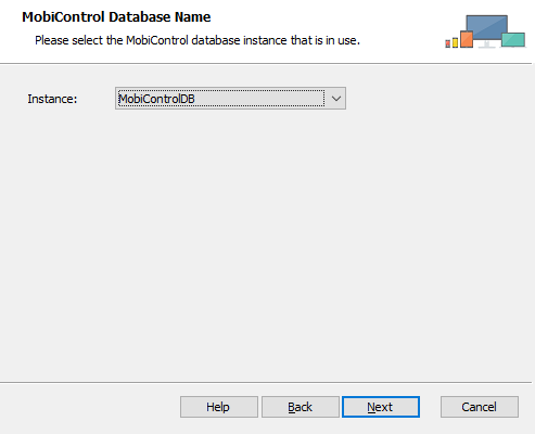 SOTI MobiControl Database Name