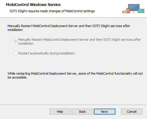 SOTI MobiControl Windows Service