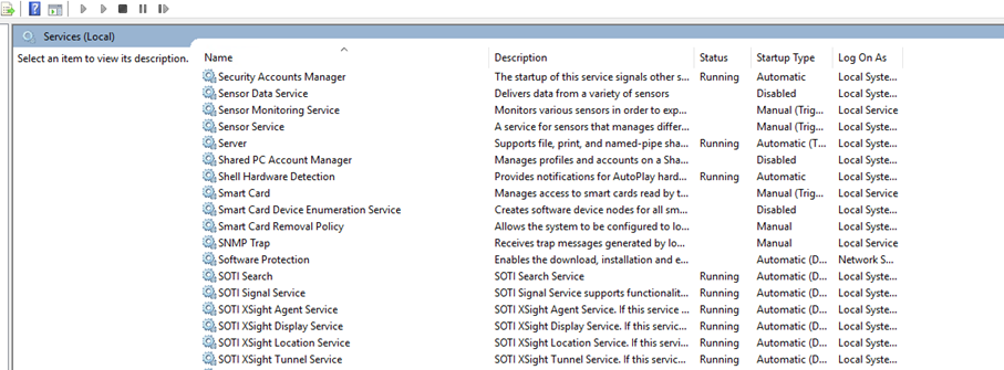 Manually restart the SOTI MobiControl Deployment Server service